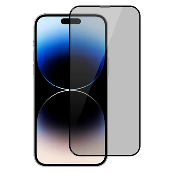 Za iPhone 14 Pro Max 28 Stopnjo Zasebnosti Oklep, Kaljeno Steklo Film Screen Protector